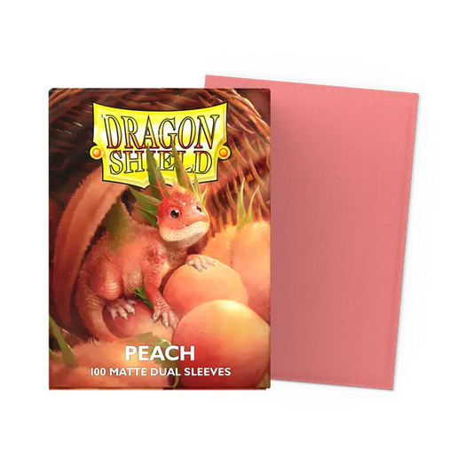 Dragon Shield Peach - Matte Dual Sleeves - Standard Size