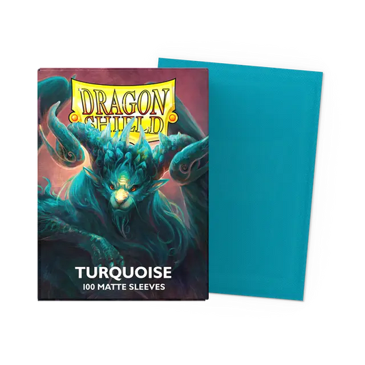 Dragon Shield Turquoise - Matte Dual Sleeves - Standard Size