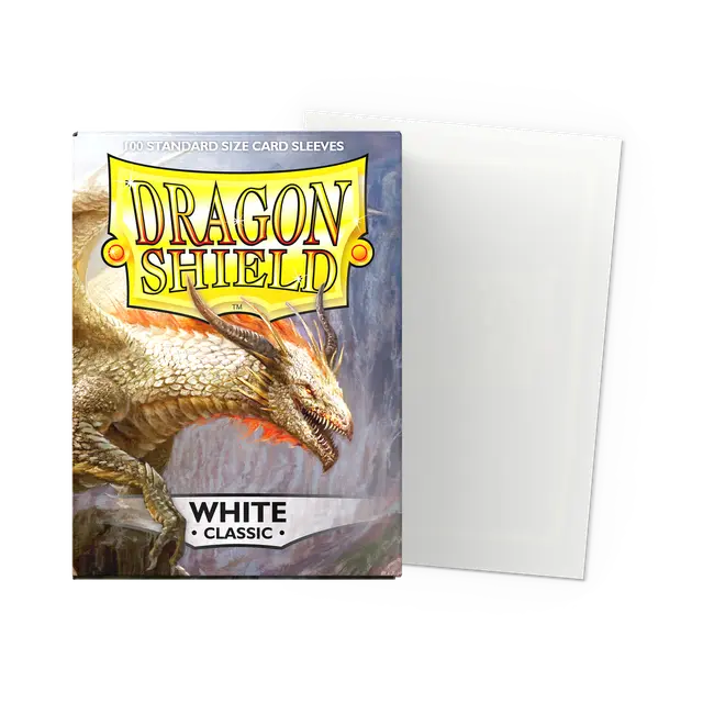 Dragon Shield White Classic - Matte Dual Sleeves - Standard Size